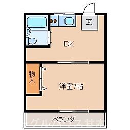 間取図画像 1DK