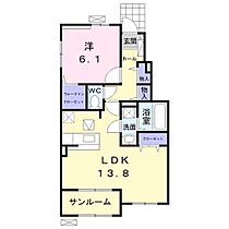 カルム　メゾン 104 ｜ 福岡県朝倉市頓田142-3（賃貸アパート1LDK・1階・54.19㎡） その2