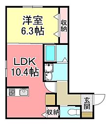 間取図画像 1LDK