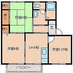 間取図画像 3DK