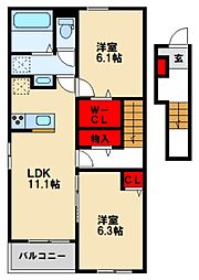 ヒカルサ鳥栖今泉サウス 2階