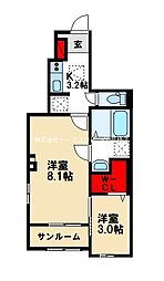 グランソレイユ 1階