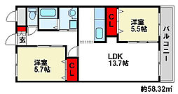 サニーヒルズ姫方 1階