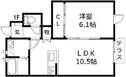 レジデンスアーチ 1階