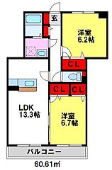 物件の間取り