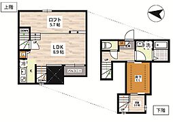 ADC鳥栖ブルク 1LDKの間取図画像