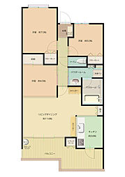 間取図画像 3LDK