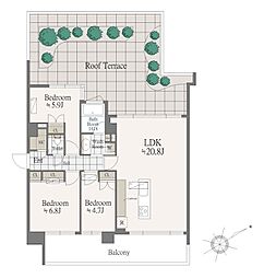 間取図画像 3LDK