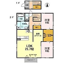 Ｔ－Ｒｏｏｍ ？ ｜ 石川県金沢市諸江町中丁（賃貸アパート2LDK・2階・89.86㎡） その2