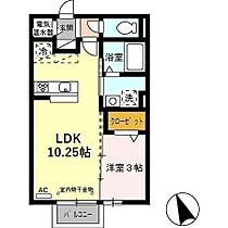 サンハイム 101 ｜ 石川県金沢市伏見台１丁目（賃貸アパート1LDK・1階・33.61㎡） その2