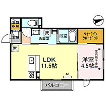 リサイア　A棟 105 ｜ 石川県金沢市畝田中４丁目（賃貸アパート1LDK・1階・40.26㎡） その2