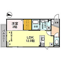 パルコスカーラ 303 ｜ 石川県野々市市本町６丁目（賃貸アパート1LDK・3階・39.77㎡） その2