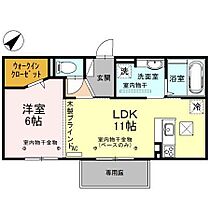 ハイデルビー 102 ｜ 石川県金沢市小坂町南（賃貸アパート1LDK・1階・41.75㎡） その2