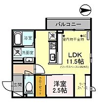 リベルタ 201 ｜ 石川県金沢市駅西本町６丁目（賃貸アパート1LDK・2階・35.30㎡） その2