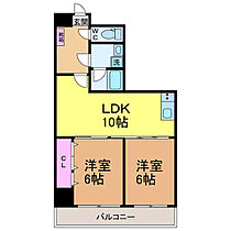 西沢ビルNO1 303 ｜ 愛媛県松山市古川西2丁目8-1（賃貸マンション2LDK・3階・50.76㎡） その2