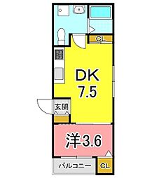 間取図画像 1DK