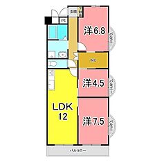 物件の間取り