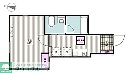 恵比寿Flag 1階1Kの間取り