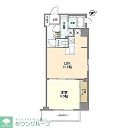 Ｌａ　Ｄｏｕｃｅｕｒ富ヶ谷 1階1LDKの間取り