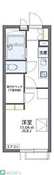 レオパレス大井 2階1Kの間取り