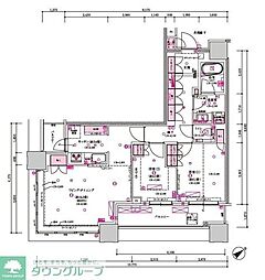 目黒第一マンションズ 1階2LDKの間取り