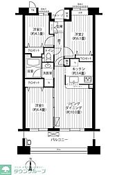 パークビューステージ東陽町 5階3LDKの間取り