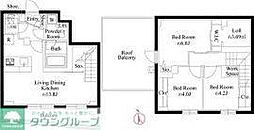 ルネサンスコート目黒南 3階3LDKの間取り