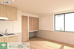 EWレジデンス東新宿 401 4階ワンルームのリビング/ダイニング