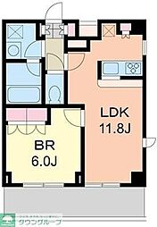 エスティメゾン千石 4階1LDKの間取り