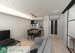 麹町プレイス 1103 11階2LDKのリビング/ダイニング