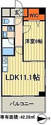 福信館 1LDKの間取図画像