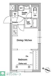 ATRIOFLATS菊川 1DKの間取図画像