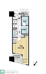 ブロードシティ東京 1Kの間取図画像