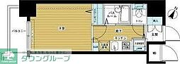 トーシンフェニックス田町 1Kの間取図画像