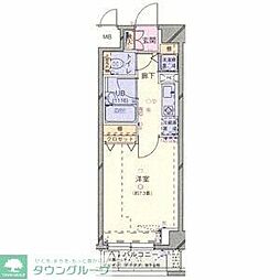 シンシア日本橋新川 1Kの間取図画像