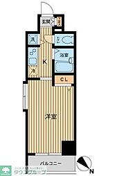 HF東神田レジデンス 1Kの間取図画像