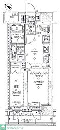 オープンレジデンシア代々木 1LDKの間取図画像