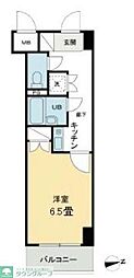 コート新橋 1Kの間取図画像