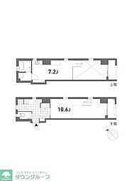 ソフィアスクエア銀座 2Kの間取図画像
