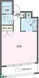 PARKFRONT西新宿 ワンルームの間取図画像
