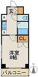 フォレシティ秋葉原 1Kの間取図画像