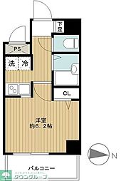 ステージファースト南麻布 1Kの間取図画像