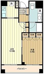 パークアクシス御茶ノ水ステージ 1LDKの間取図画像