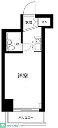 プライムステイ築地 ワンルームの間取図画像