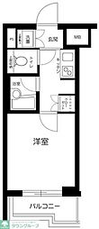 ルーブル大崎参番館 1Kの間取図画像