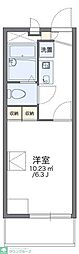 レオパレスリバーサイド壱番館 1Kの間取図画像