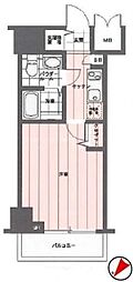 グランド・ガーラ日本橋兜町 1Kの間取図画像