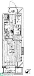 プレール日本橋三越前 1Kの間取図画像