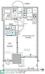 江東区大島4丁目マンション 1LDKの間取図画像