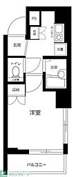 アクティブミレニアム中延 1Kの間取図画像